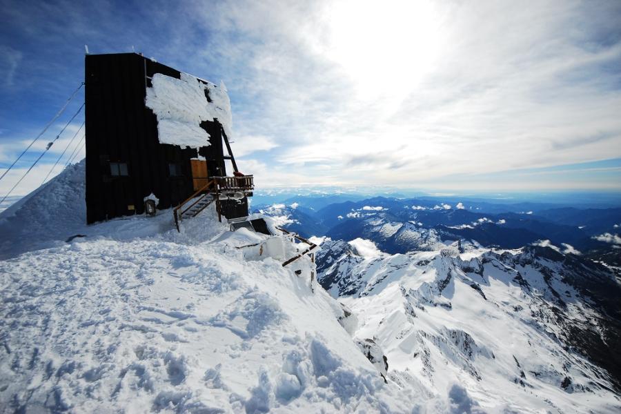 Capanna Margherita, the highest hut in Europe!